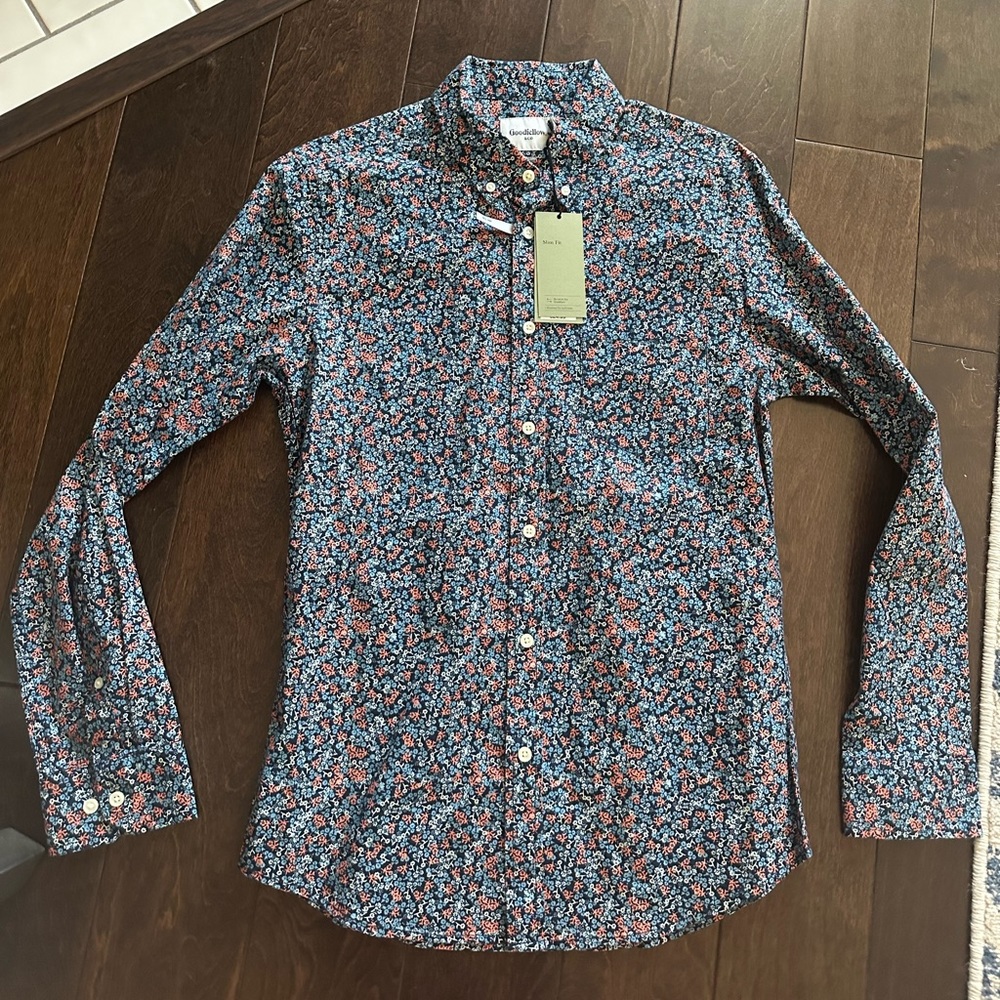 Goodfellow slim fit button up